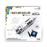 CreateOn Magna-Tiles Structure™ Building Set for Kids, Galaxy Rocket Magnetic Tiles, Kids’ Building