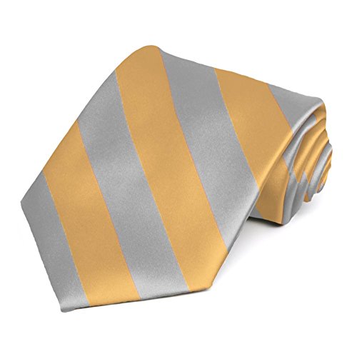 Image of tiemart Men's Striped Tie Standard Length