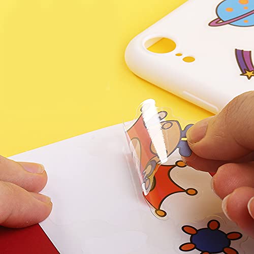 YINUOYOUJIA Papel Adesivo de Vinil Imprimível para Impressora Jato de Tinta - Transparente Transpare