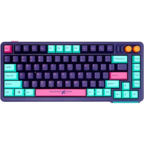 Shurikey 75% メカニカルゲーミングキーボード 【ローズ軸】 Amazon | Shurikey 75% ゲーミングキーボード ワイヤレス対応