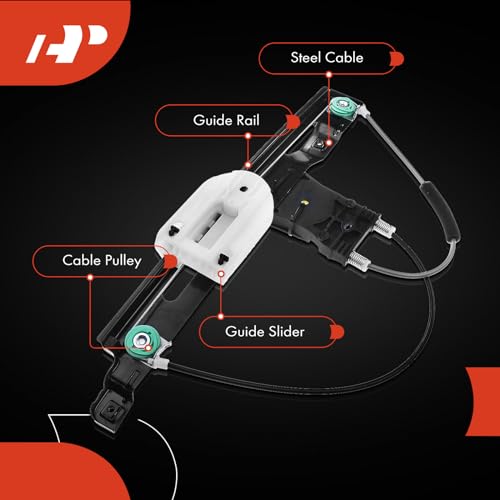 A-Premium Rear Driver Side Power Window Regulator Compatible with Jaguar by A-Premium - Used condition - Image 4