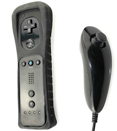 Manette Wii Remote et Nunchuk en silicone pour console Nintendo Wii