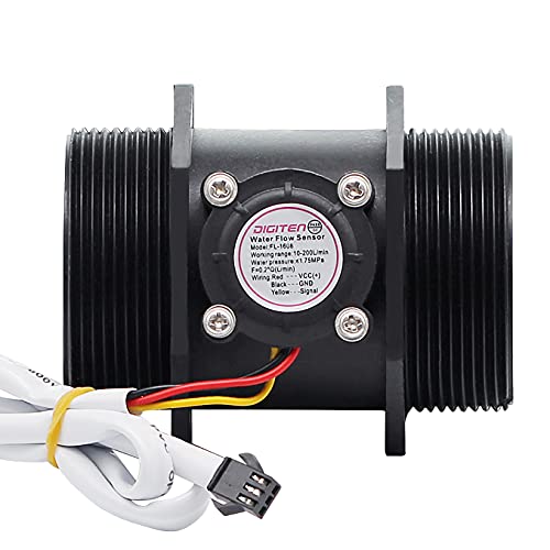 Interruptor de sensor de caudalímetro Digiten G2 de 2 pulgadas para tuberías de agua domésticas 2
