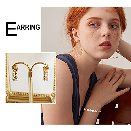 image for PH PandaHall 14K Gold Spacer Beads, 300pcs Mini Smooth Round Beads 3mm