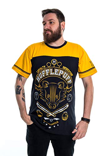 Camiseta Hp Quadribol Lufa Lufa, Piticas, Adulto E Infantil Unissex, Preto, GG