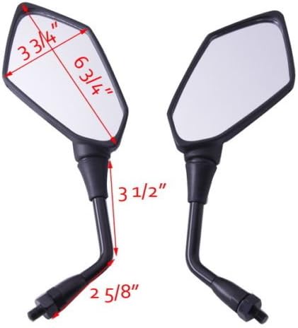 Miniatura 4 de xfmt Motor par Retrovisor Espejos Retrovisores para Kawasaki KLE VERSYS 65020072010kle400kle500Versys 1000