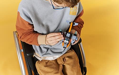 LEGO 31111 Creator 3 in 1 Cyber Drone Space Toys, Building Set with Cyber Mech and Scooter, Gifts for 6 Plus Year Old Boys and Girls