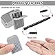 Erzekrim Hörgerätefilter/Cerumenfilter, 5er Set (40 Stück), Extrem starker Schutz, inkl. Reinigungsbürste und -tuch, für Widex, Phonak, Resound (A)