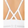 Under-Armour-Womens-Seamless-Low-Impact-Long-Bra Under Armour Women's Seamless Low Impact Long Sports Bra , White (100)/Halo Gray , X-Large