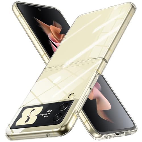 Galaxy Z Flip3 5G �P�[�X �����O �ϏՌ� PC ���^ Z Flip3 5G �P�[�X ������� �J�����ی� �y��Z Flip3 5G �J�o�[ �炳�甧�G�� �t�B�b ���E�ȒP �w��h�~ �y�� ���^ �C�菝�h�~ ����C94-zflip3-01