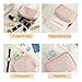 Small Cosmetic Bag Zipper Pouch Travel Makeup Bag for Women Portable Lipstick pouch Purse Waterproof Makeup Organizer Great Gifts Pink