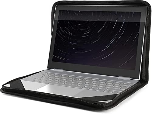 Belkin EDA004 Always-On Laptop Sleeve Case Compatible with up to 14 inch Laptop, Tablet, ChromeBook, iPad and MacBook for Device Protection with Two Pockets,Black