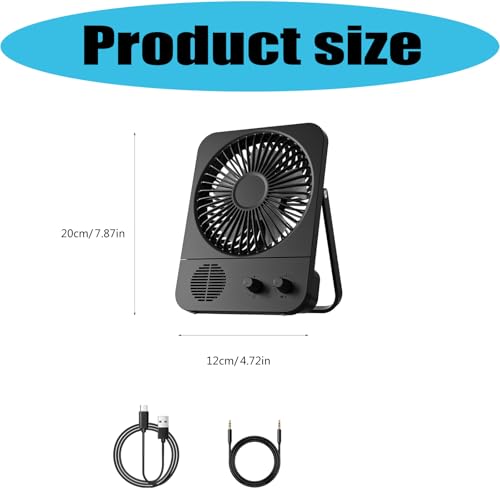 Máquina de borrador de escritorio con ventilador de esquina ajustable portátil y almacenamiento plegable 4