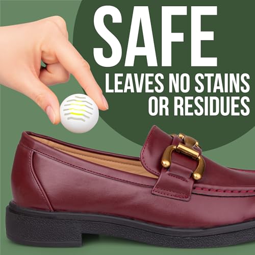 Sulpo Schuh Deo – Geruchsneutralisierende Schuhkugeln für Männer & Frauen, Schuhdeo gegen Geruch und Schweiß für alle Schuhe - 6 Stück.