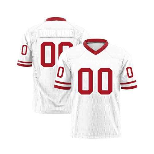 Personalized Rugby Strips - Custom Rugby Jerseys Team Uniforms Tops for Men,Women - Add Your Name, Number