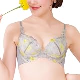 [グラモア] ブラジャー 補正ブラ 脇高 谷間メイク 【グラモアブラ】 レディース 大きいサイズ 小さいサイズ シアーグレー G70 FT0087