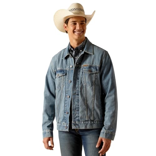 Image of 8254 Ariat Men's Denim Trucker Jacket