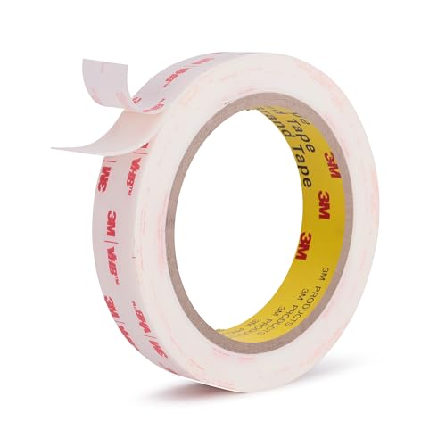 3M Double Sided Tape, 3/4” x 10.8Ft, 4950, White