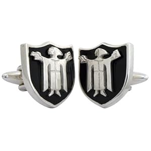 ZAUNICK München manchetknopen zilver 925 handgemaakt, zwart