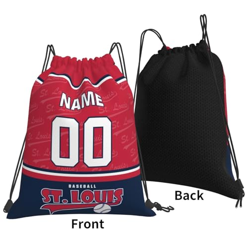 St. Louis Custom Drawstring Bags Travel Gym Bag Personalized Backpack Gifts for Men Women，One Size4