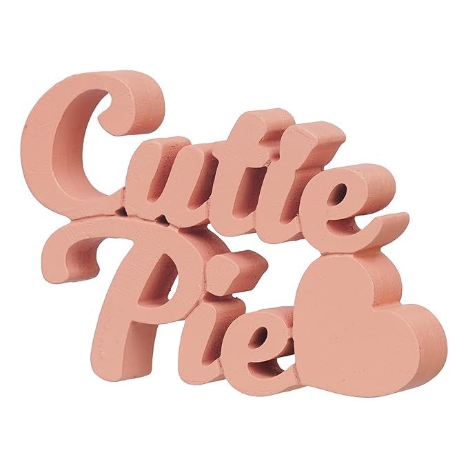 Cadeau de Saint-Valentin et d'anniversaire : statuette en bois décorative - 4