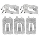 Retrait facile : les crochets pour cloisons sèches permettent un détachement facile sans résidus ni marques, particulièrement utile pour les locataires ou les personnes qui décorent fréquemment et recherchent des transitions et des mises à jour propres. crochets pour tableaux, crochets pour cloisons sèches