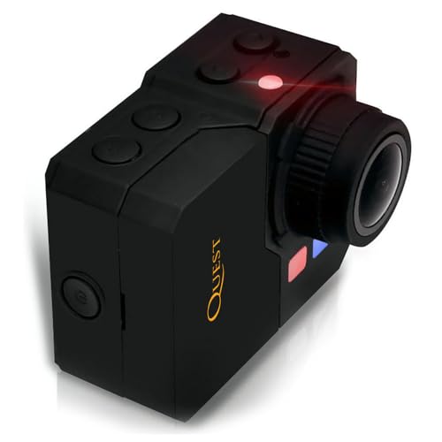 Image of Sound Around Gear Pro Quest Wi-Fi Action Cam, Full HD Hi-Resolution 1080p Video, 16 Mega Pixel Camera, 2.0'' LCD Display, Wireless Remote, Free Downloadable App, Waterproof Case, Black, (GDV995BK)