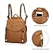 JOSEKO Backpack Purse for Women, PU Leather Anti-Theft Shoulder Bags Fashion Casual Travel Bags (9.4