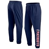 Fanatics Men's Navy New England Patriots Chop Block Fleece Sweatpants