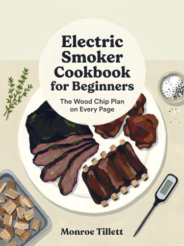 Electric Smoker Cookbook for Beginners: Over 110 Recipes That Never Ask for More Than 275°F, with the Wood Chip Plan and Water Pan Setup on Every Page, and Fixes for Thin Smoke and Slow Cooks