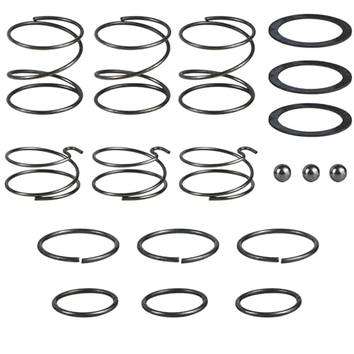 3 Pack N078434 N089668 Spring Kits with Steel Ball Fits for Dewalt 20v Tool Holder Impact Driver Spring Kit Parts Replacement N078434 Spring and N089668 Steel Ball