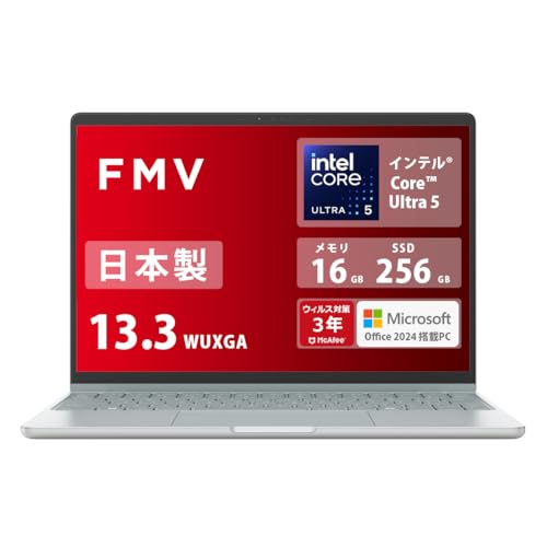 xm m[gp\R { FMV Note C WC1-K1 (MS Office 2024/Win 11/13.3^/Core Ultra 5/16GB/SSD 256GB) AZ_WC1K1_Z879