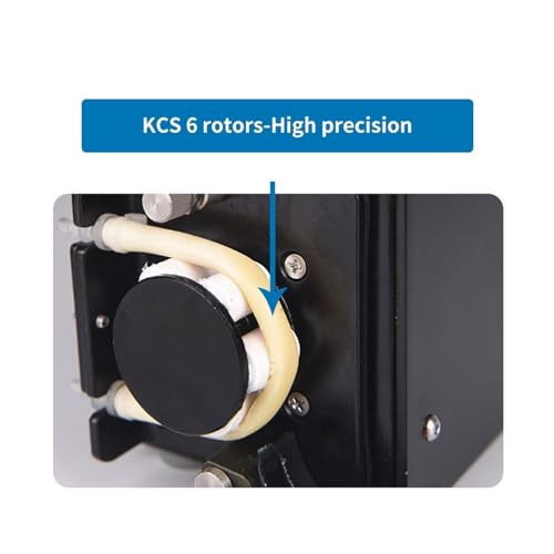 KXJQBM Flüssigkeitsfüllmaschine, KCS PRO2 Intelligente Labor-Schlauchpumpe, 24 V, geringer Durchfluss, hochpräzise Dosierpumpe mit Schrittmotor for Labor und Aquarium(S40-3R ID4xOD7.2)