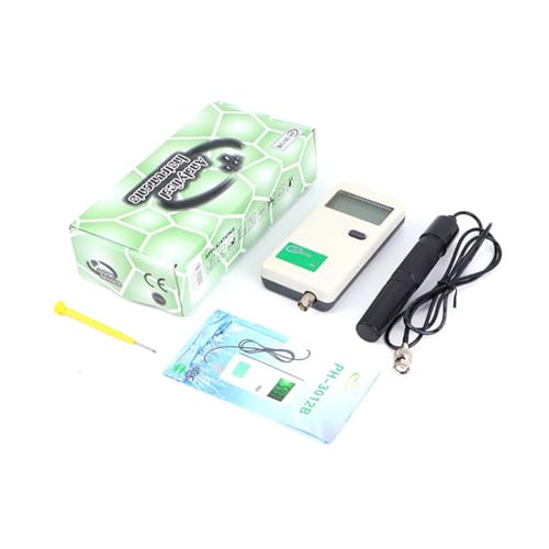 LeTkingok Portable PH Meter LCD Display Water Quality Acidity Tester Monitor On-line Detector for Aquarium Pool Biology Chemical PH-3012