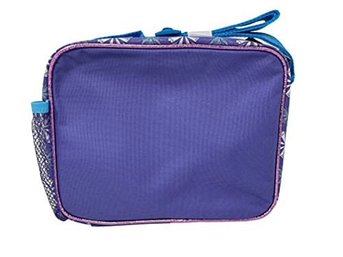 Disney Frozen Elsa Olaf & Anna Insulated 9.5" Lunch Bag With Shoulder Strap #TOP2