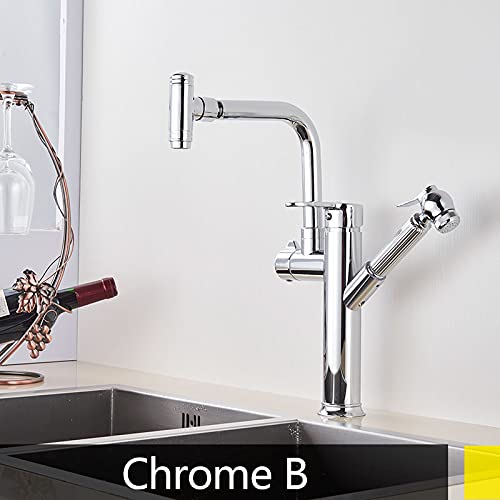 Mitigeur de cuisine moderne avec douchette rotative pour évier commercial - 2