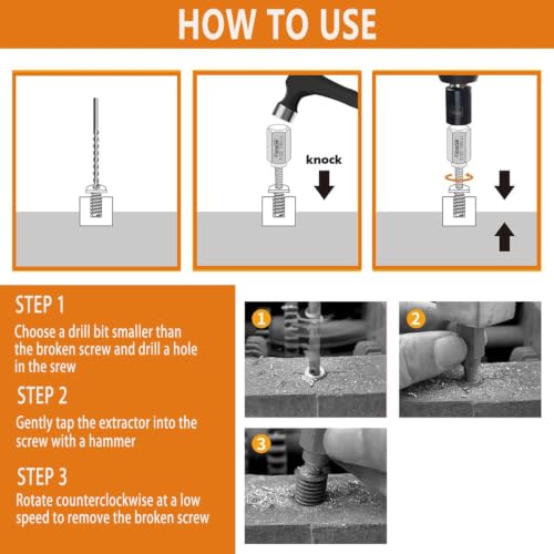 Image of XEWEA 14PCS 3 /8 inch Drive Screw Extractor Set,Multi-Spline Easy Out | Bolt Remover Kit, For Stripped Broken Bolts, Nuts & Screws, Heavy-Duty CR-MO Extraction Tools