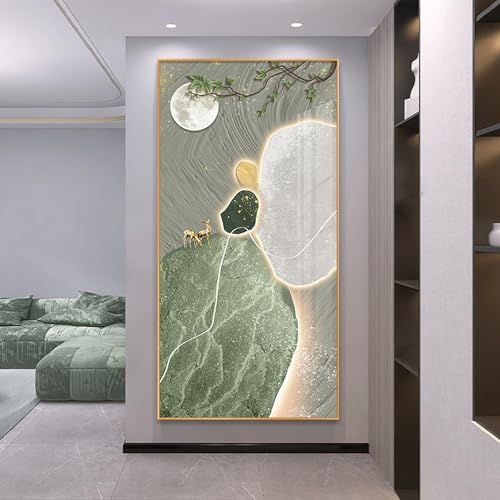 [JUI3N] �A�[�g�p�l�� ���ۉ� ����G �|�X�^�[ �݌v20 �k�� ������� �C���e���A �Ǌ|���A�[�g �A�[�g�t���[�� ���_�� �A�[�g�{�[�h �G�� ������ꂽ 50*100cm �L�����o�X�p�l�� �A�[�g�|�X�^�[ �\�t�@�̔w�i�� �E�H�[���A�[�g ���� �J