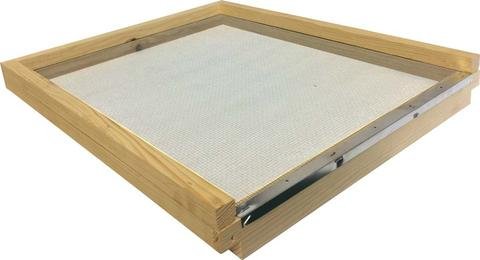 Langstroth Screened Floor for bee hive- with entrance block (pine)