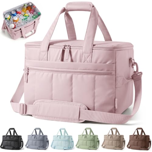 TOURIT Puffer Insulated Cooler Bag 48 Cans/32L, Waterproof Beach Cooler