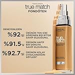 L'Oréal Paris Make up, Flüssige Foundation mit Hyaluron und Aloe Vera, True Match Make-Up, 3.N Neutral Light Medium – Bild 4