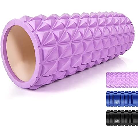 TOPLUS Yoga Säule Pilates Rolle Faszienrolle Sport Schaumstoff Rolle Eva Foam Yoga-Schaumstoffrollen Hilfsmittel zur Muskelverspannungen/Druck lindern Cover