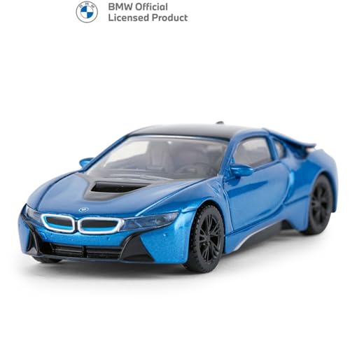 BMW i8 1:43 Scale Die-Cast Model Car - Blue | Detailed Collectors Edition Diecast | Official Licensed Product