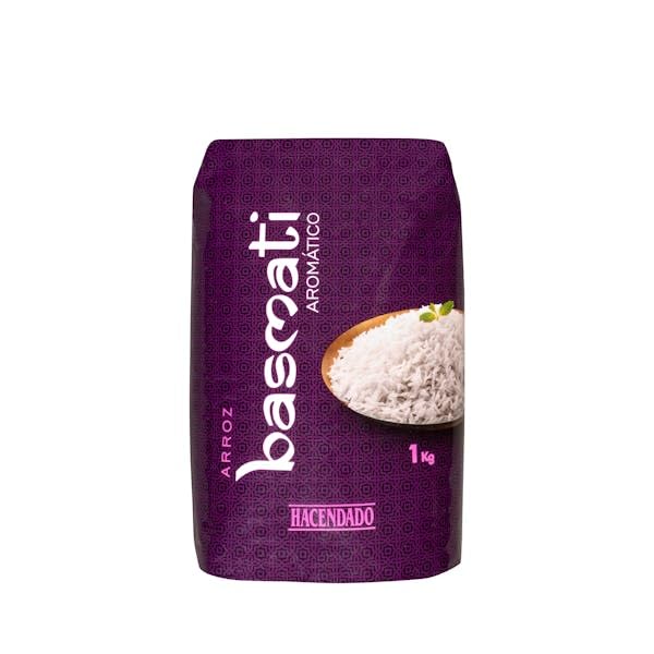 Riz basmati aromatique Hacendado paquet de 6 pour riz pilaf et curry