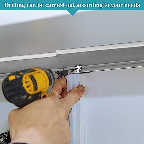 Garage Door Strut 16 Foot, 16 Ft Garage Door Strut, Heavy Duty Garage Door Reinforcement Bracket Kit, Garage Door Hurricane Brace Kit - Thumbnail 6