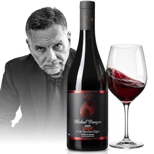 Michael Franzese Wine Non Alcoholic Red Wine, Dry Red Areni Noir 750ml