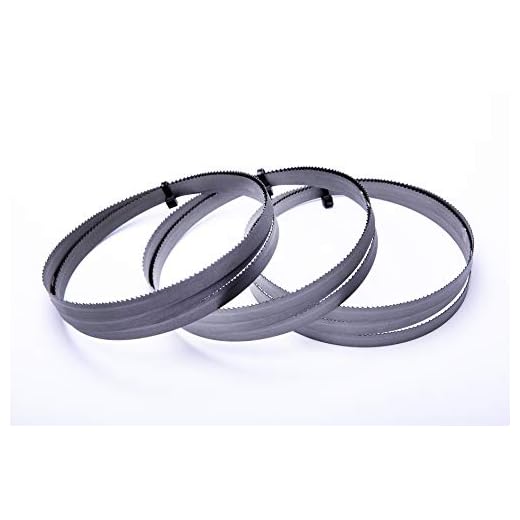 3er SET Encut Hochleistungs-Bandsägeblatt 1435 x 13 x 0,65mm, 8-12 ZpZ Bimetall M42 Sägeband geeignet z.B. für Güde MBS 125V, Holzmann BS 125 M
