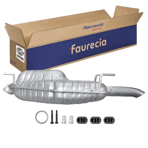 1X EndschalldäMpfer Hella 8LD 366 031-281 Passend FüR Opel Vauxhall-image