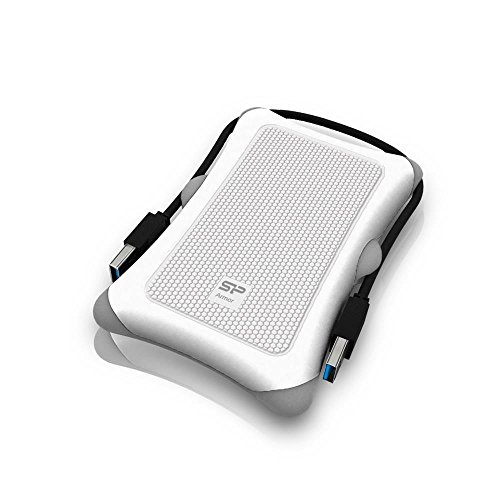 Silicon Power Armor A30 USB3.0/2.0�|�[�^�u��HDD 2TB �z���C�g