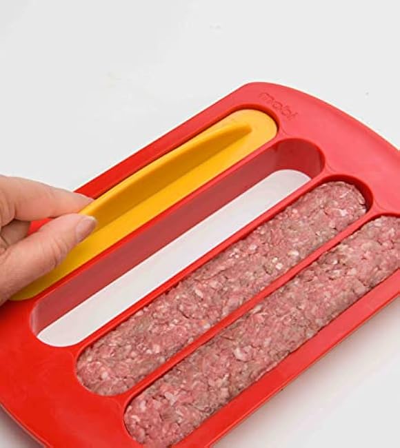 Mobi-The New Cool Way to Eat a Hamburger- Hot Dog Shaped Burger Mold